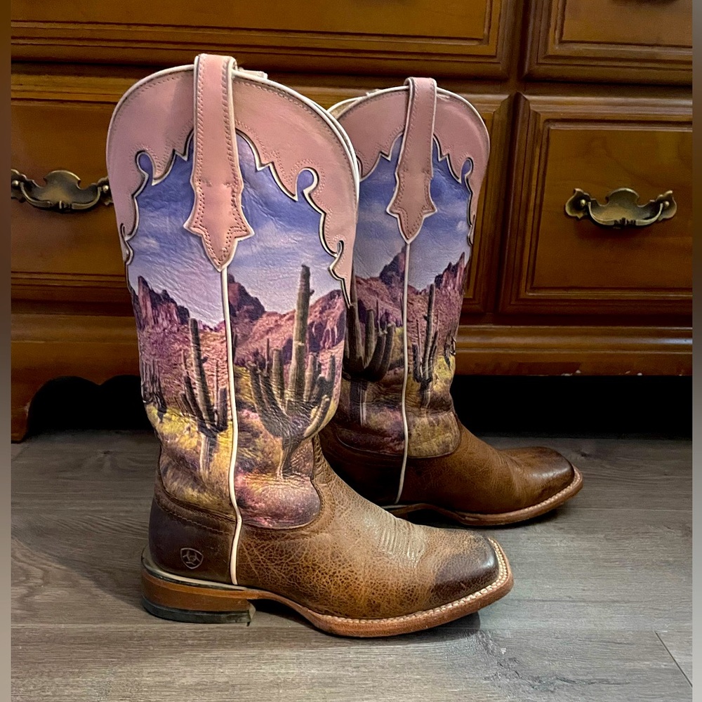 Ariat square toe boots